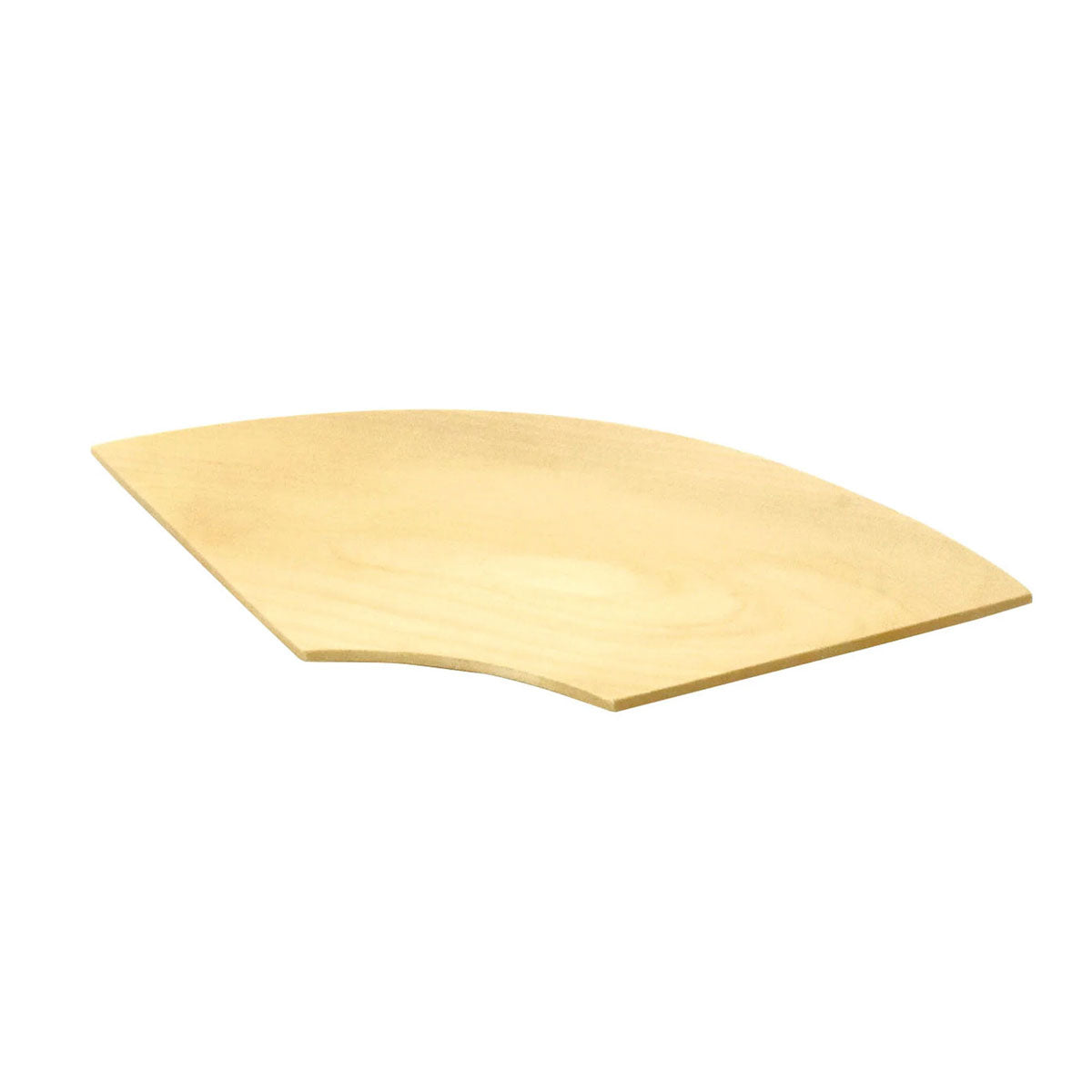 【取り寄せ商品】栃・扇形皿(クリアー) 38123