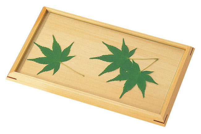 【取り寄せ商品】ひのき前菜皿 大(ガラス付)