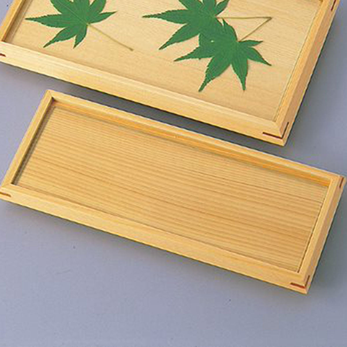 【取り寄せ商品】ひのき前菜皿 小(ガラス付)38474