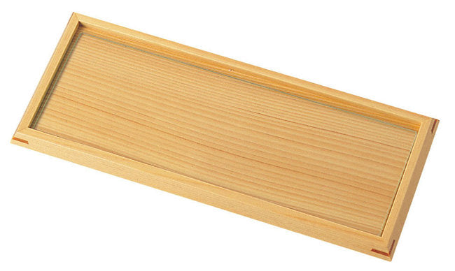 【取り寄せ商品】ひのき前菜皿 小(ガラス付)38474