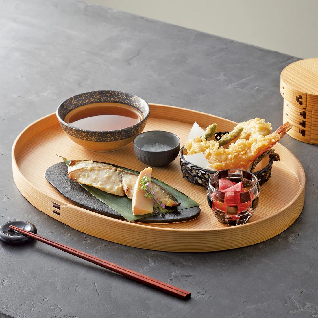 【取り寄せ商品】大館曲げわっぱ オーバル盛器