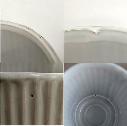 French Antirue アンティークグレーフラワーベース Ｌサイズ 120-723-180