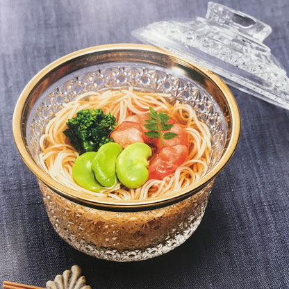 菊籠目 蓋物 金付  413533