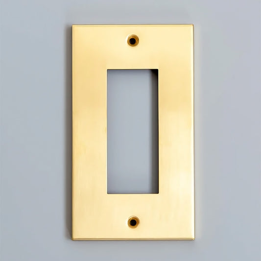 【クリックポスト便可】【メール便可】 真鍮コンセントプレート HS3752