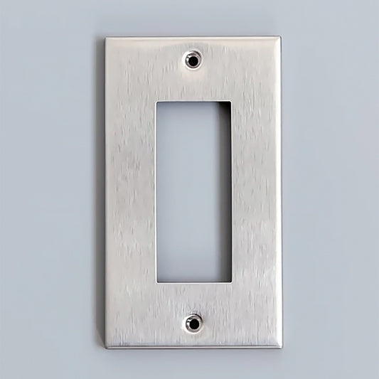 【クリックポスト便可】【メール便可】 ステンレスコンセントプレート HS3753