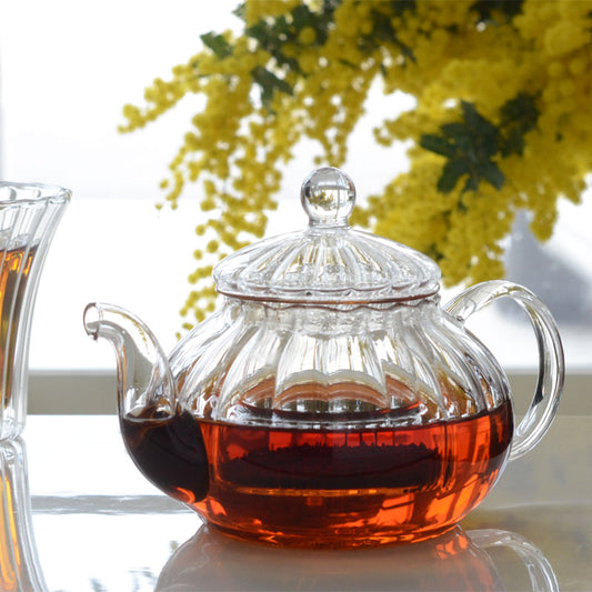 Hot glass ホットグラス D.W.ティーポット 3000【ストレーナー付き 耐熱ガラス】