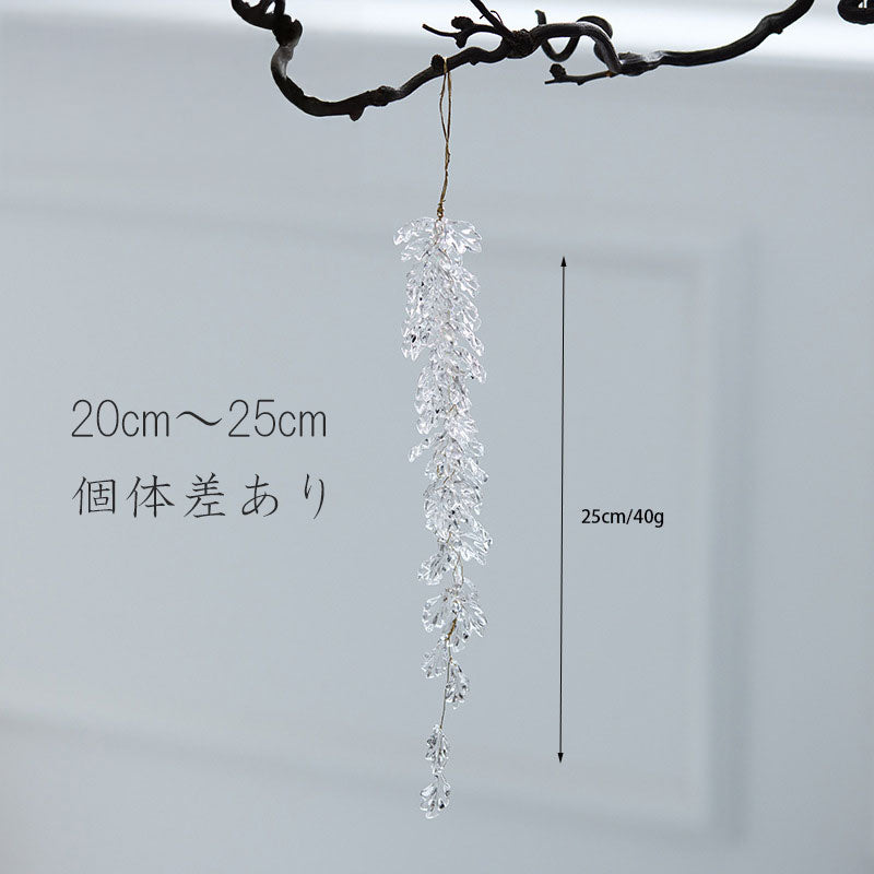 【クリックポスト便可】【メール便可】クリアー・ロングオーナメント