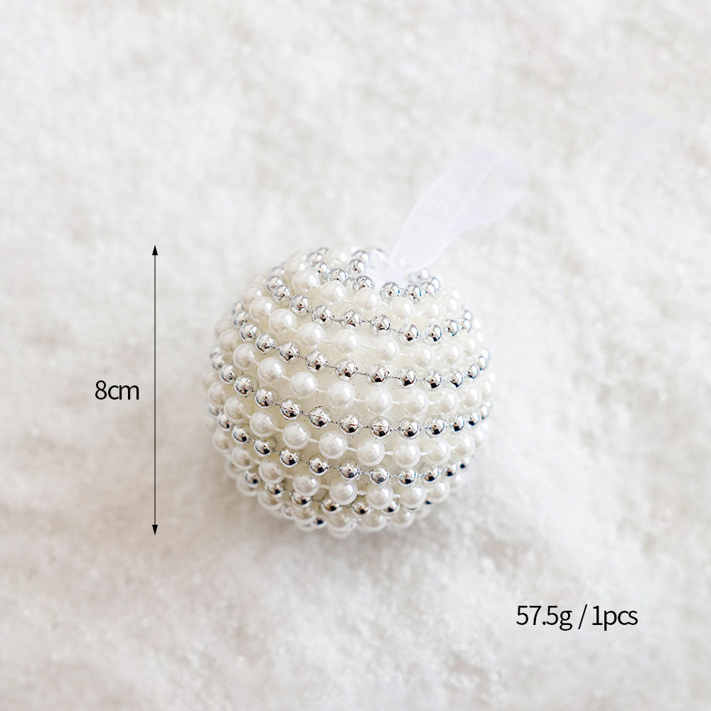 ホワイト&シルバー・オーナメント