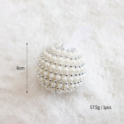 ホワイト&シルバー・オーナメント