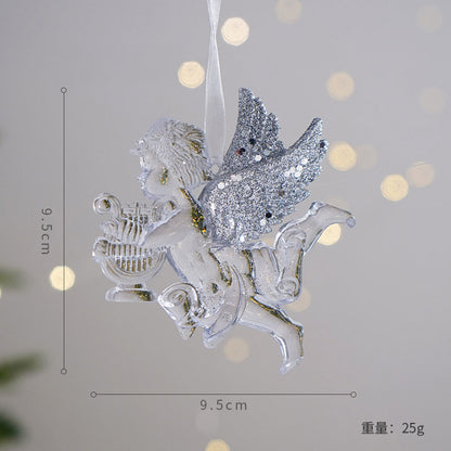 【クリックポスト便可】【メール便可】クリアオーナメント　エンジェル