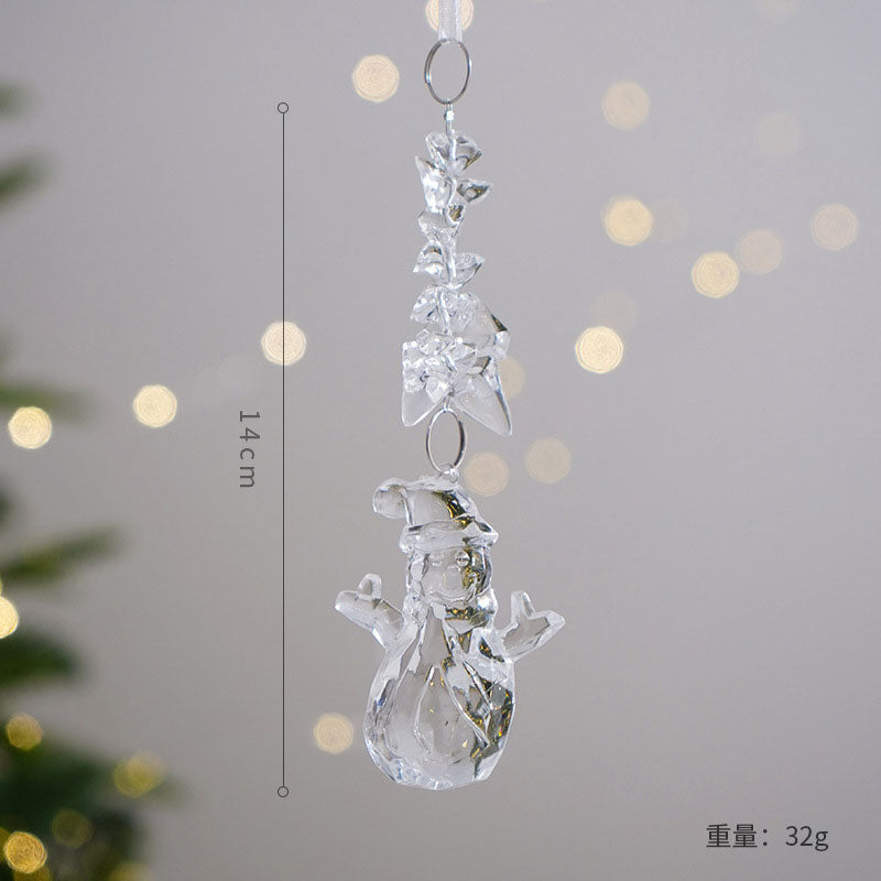 クリアオーナメント・スノーマン