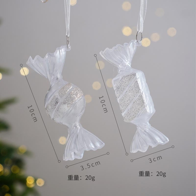 クリアオーナメント・キャンディ2個セット