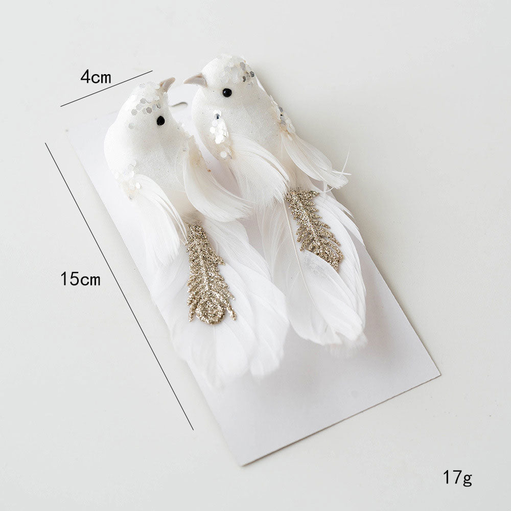 フェザーバードクリップ 2羽SET 2色 – 【ONLINE SHOP 本店】Queen Ann
