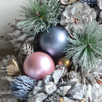 リボンリース パステルカラーボール 32cm r33m