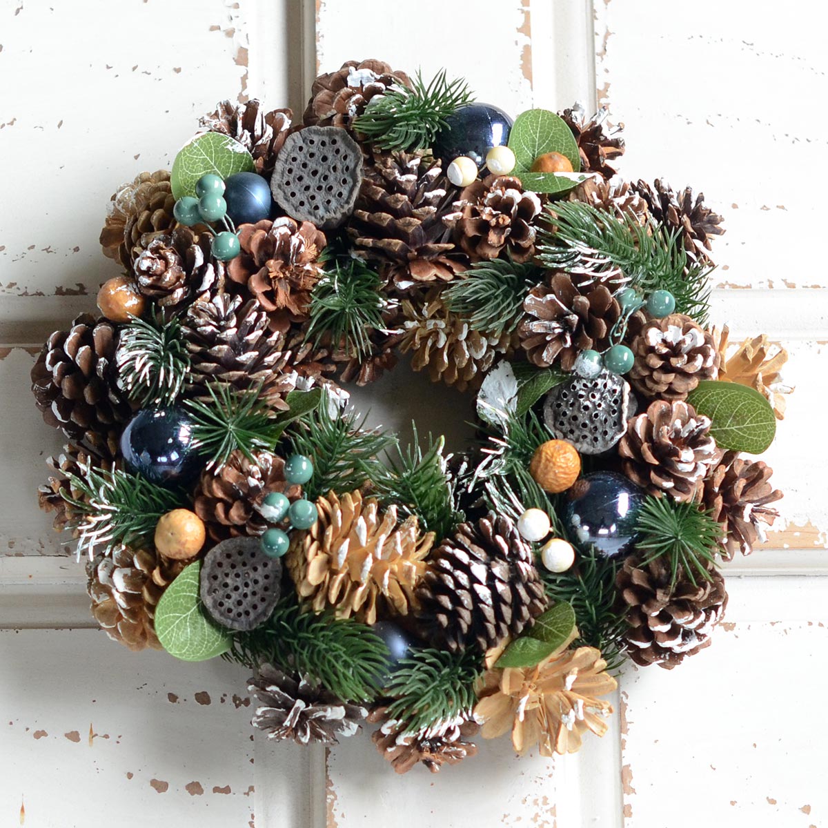 ハニーコンボ ネイビーリース 32cm r341m