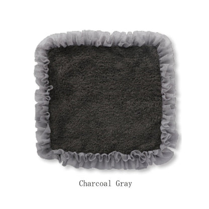 【クリックポスト便可】【メール便可】HUG O WaR（ハグ オー ワー）チュールフリルハンドタオル 5色