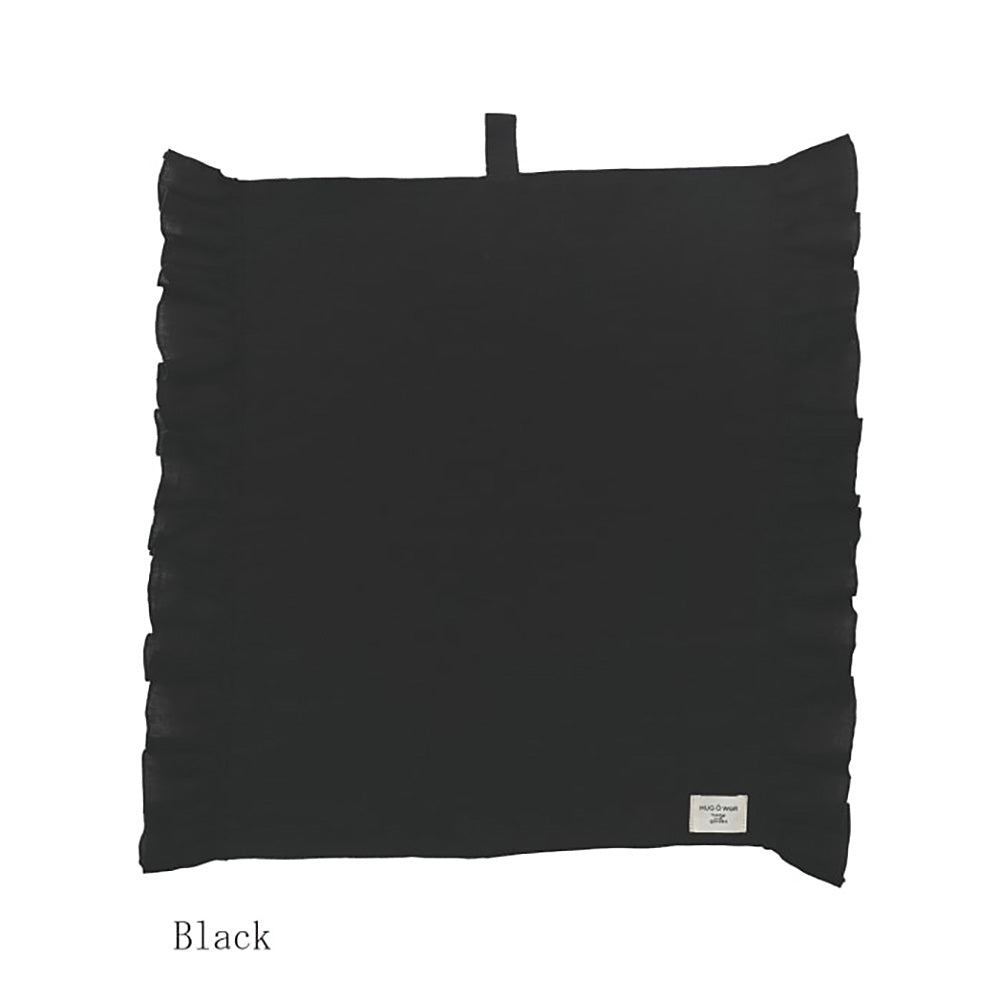 【クリックポスト便可】【メール便可】HUG Ō WäR（ハグ オー ワー） フリル付きマルチクロス 6色【リネン100％】