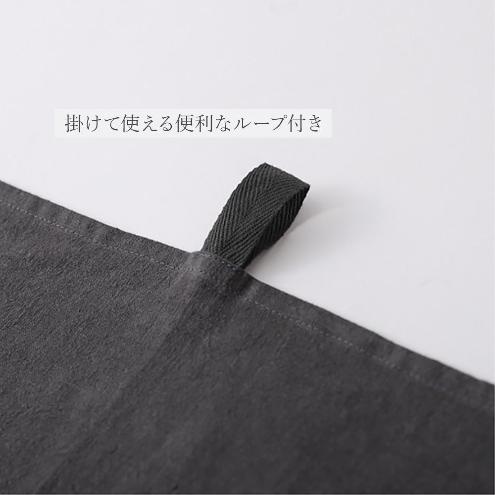 【クリックポスト便可】【メール便可】HUG Ō WäR（ハグ オー ワー） フリル付きマルチクロス 6色【リネン100％】