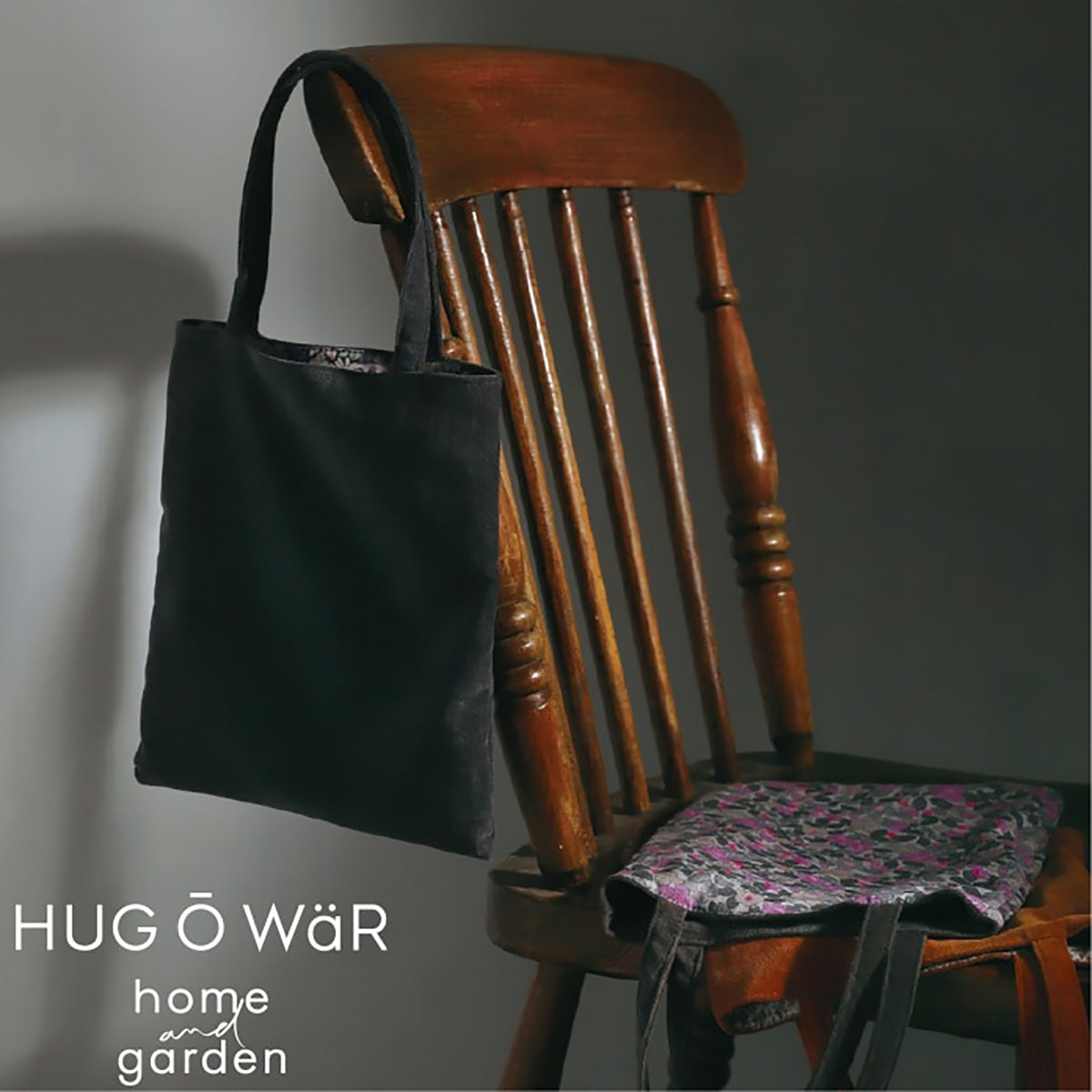 HUG Ō WäR（ハグ オー ワー）ベルベットリバーシブルミニトート 9色
