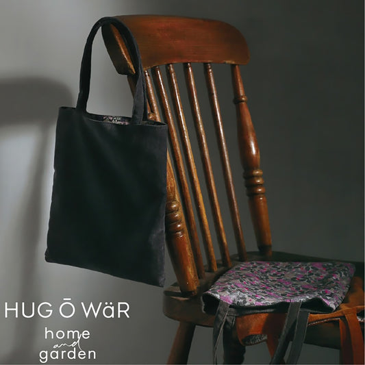 HUG Ō WäR（ハグ オー ワー）ベルベットリバーシブルミニトート 9色