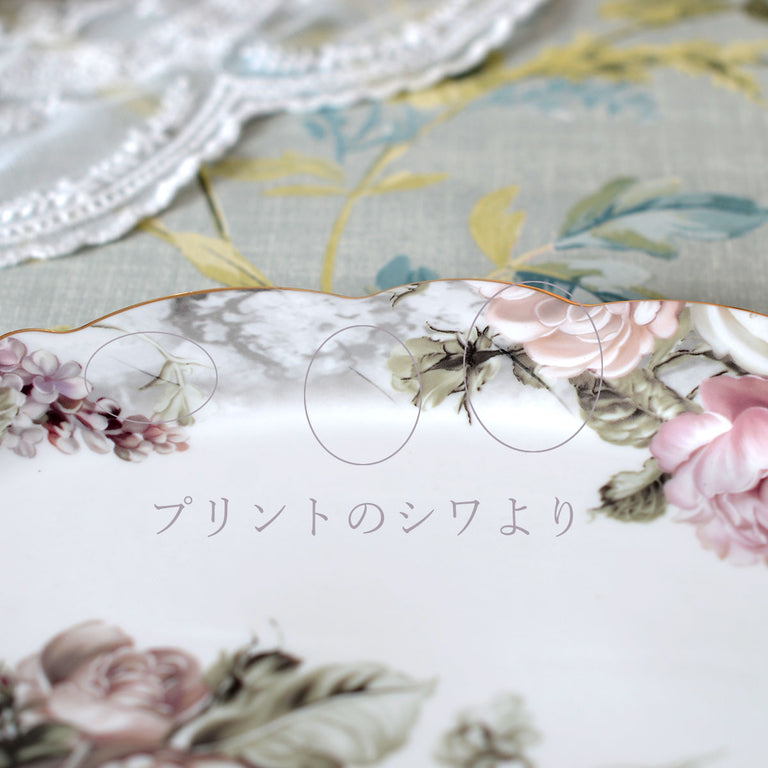 Rose Bouquet ローズブーケ オーバルプレート HM1385