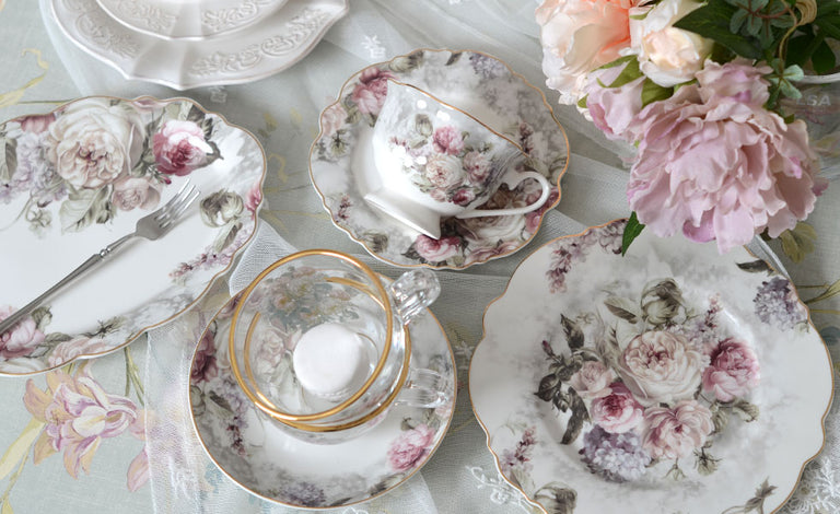 Rose Bouquet ローズブーケ オーバルプレート HM1385