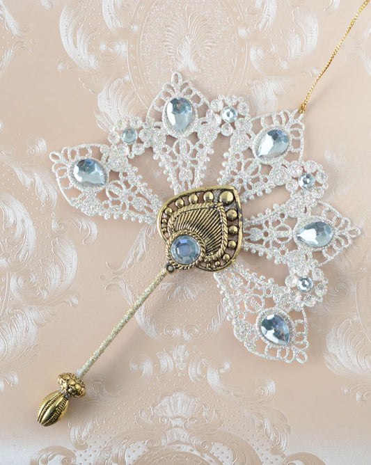 エレガントファンシェイプオーナメント 5024