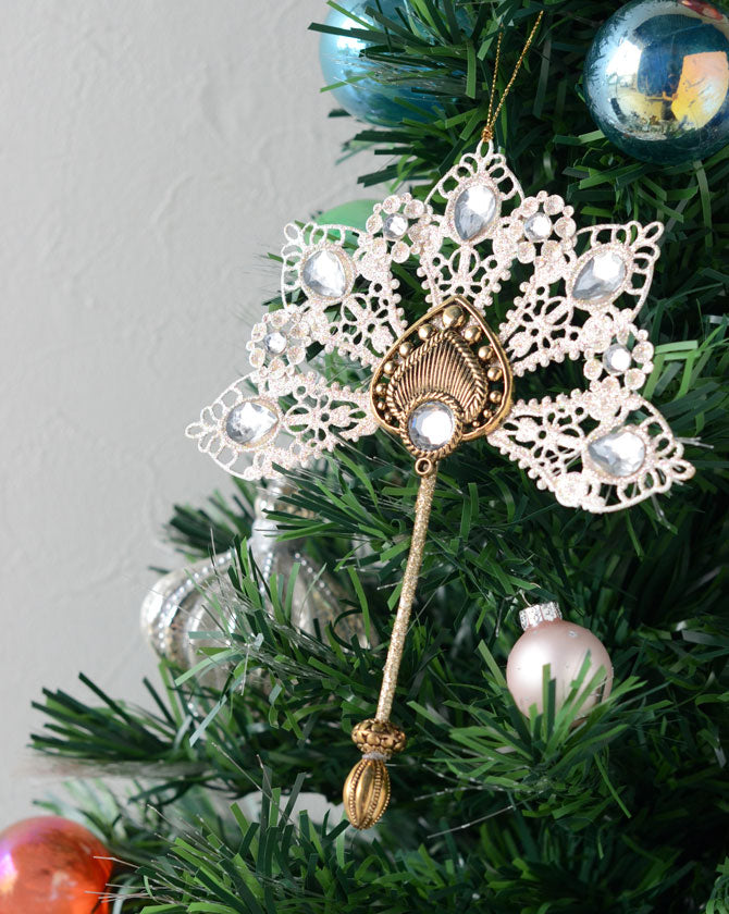 エレガントファンシェイプオーナメント 5024