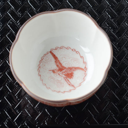 小付 歴代画 赤絵【日本製 九谷焼】