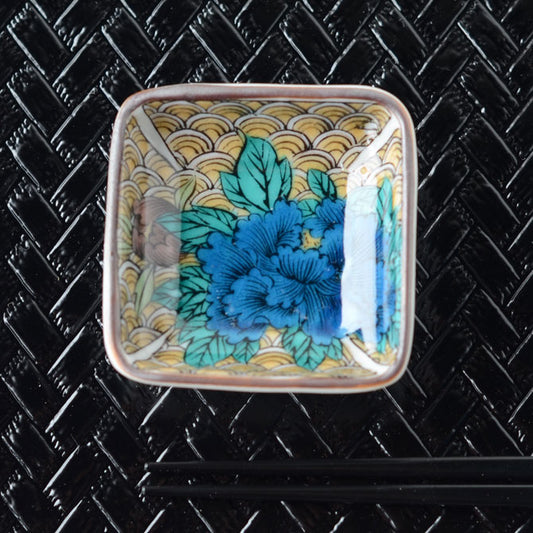 プチ小皿 歴代画 吉田屋【日本製 九谷焼】