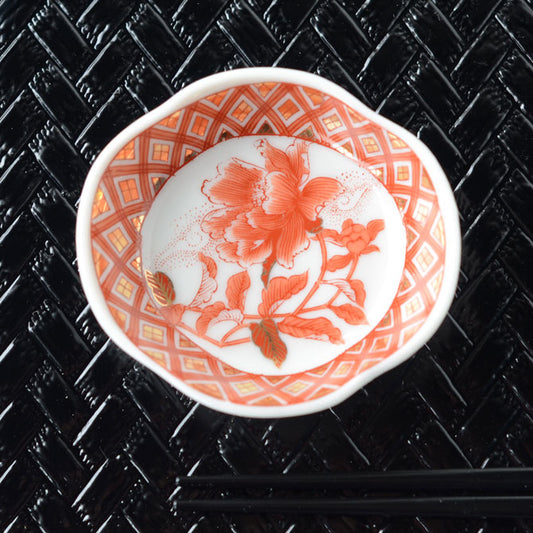 プチ小付 歴代画 赤絵【日本製 九谷焼】