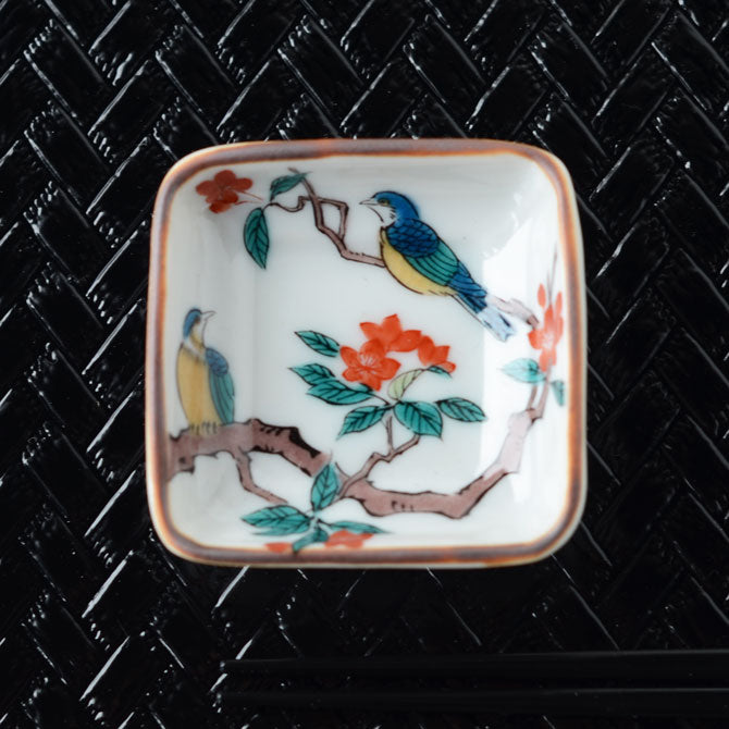 プチ小皿 歴代画 古九谷【日本製 九谷焼】