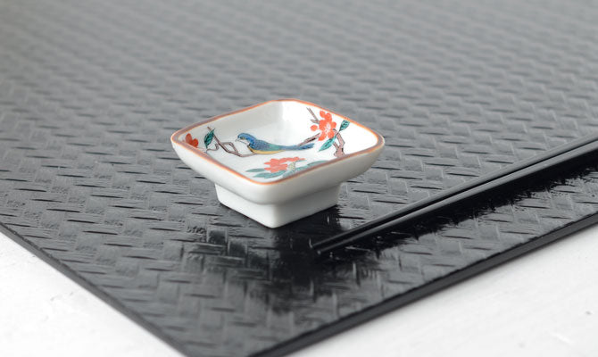 プチ小皿 歴代画 古九谷【日本製 九谷焼】