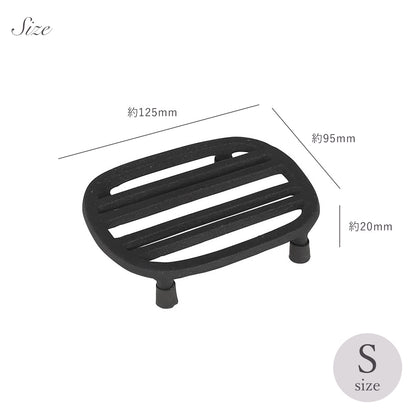 IRON TRIVET OBLONG（アイアン トリベット オブロング）Sサイズ K21-0308S
