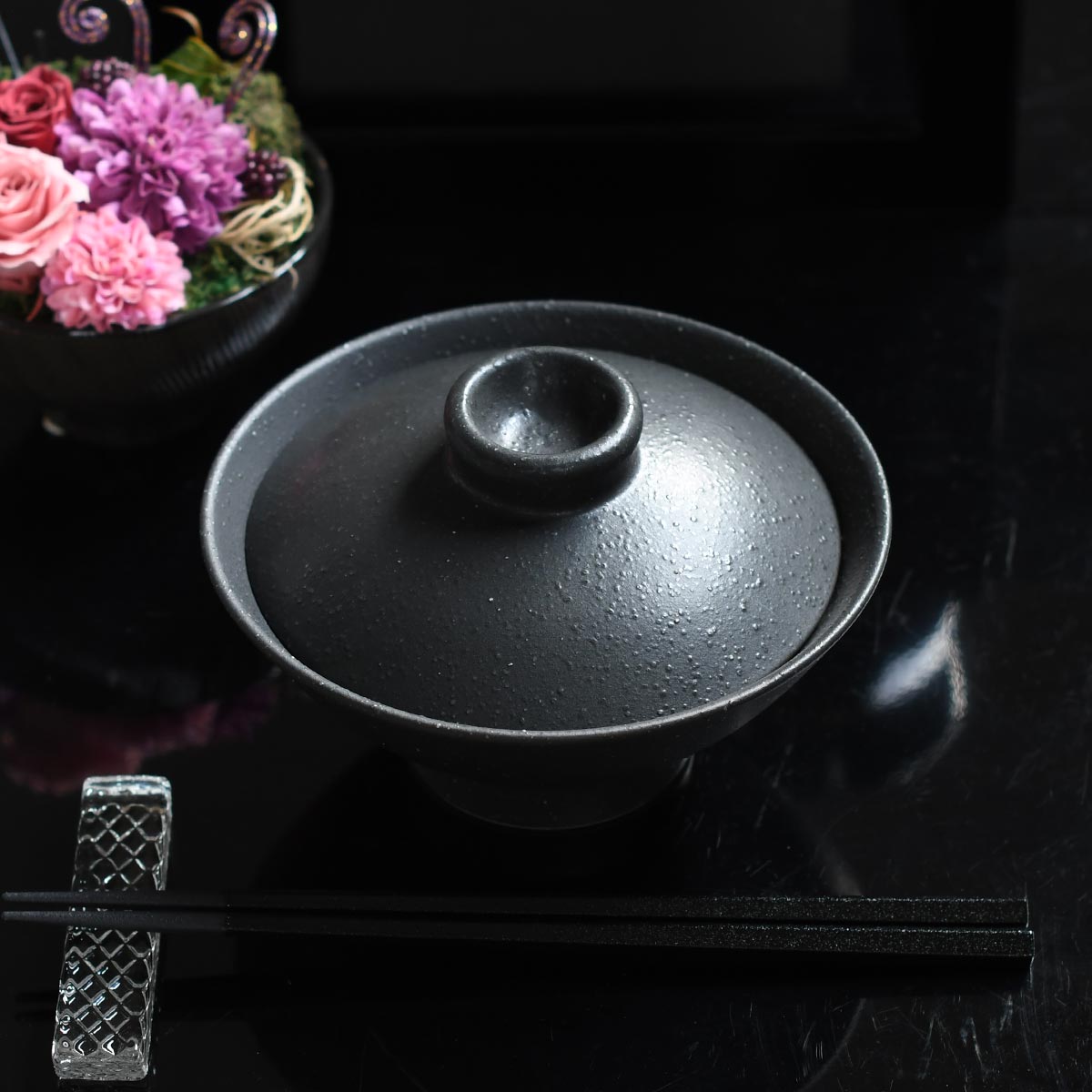 【取り寄せ商品】大茶 taicha 5.0大茶 フタ付き 黒曜(こくよう)【日本製】18000328