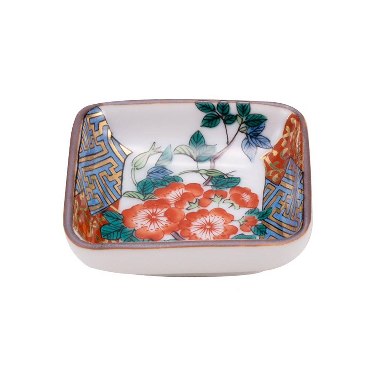 プチ小皿 歴代画 庄三【日本製 九谷焼】