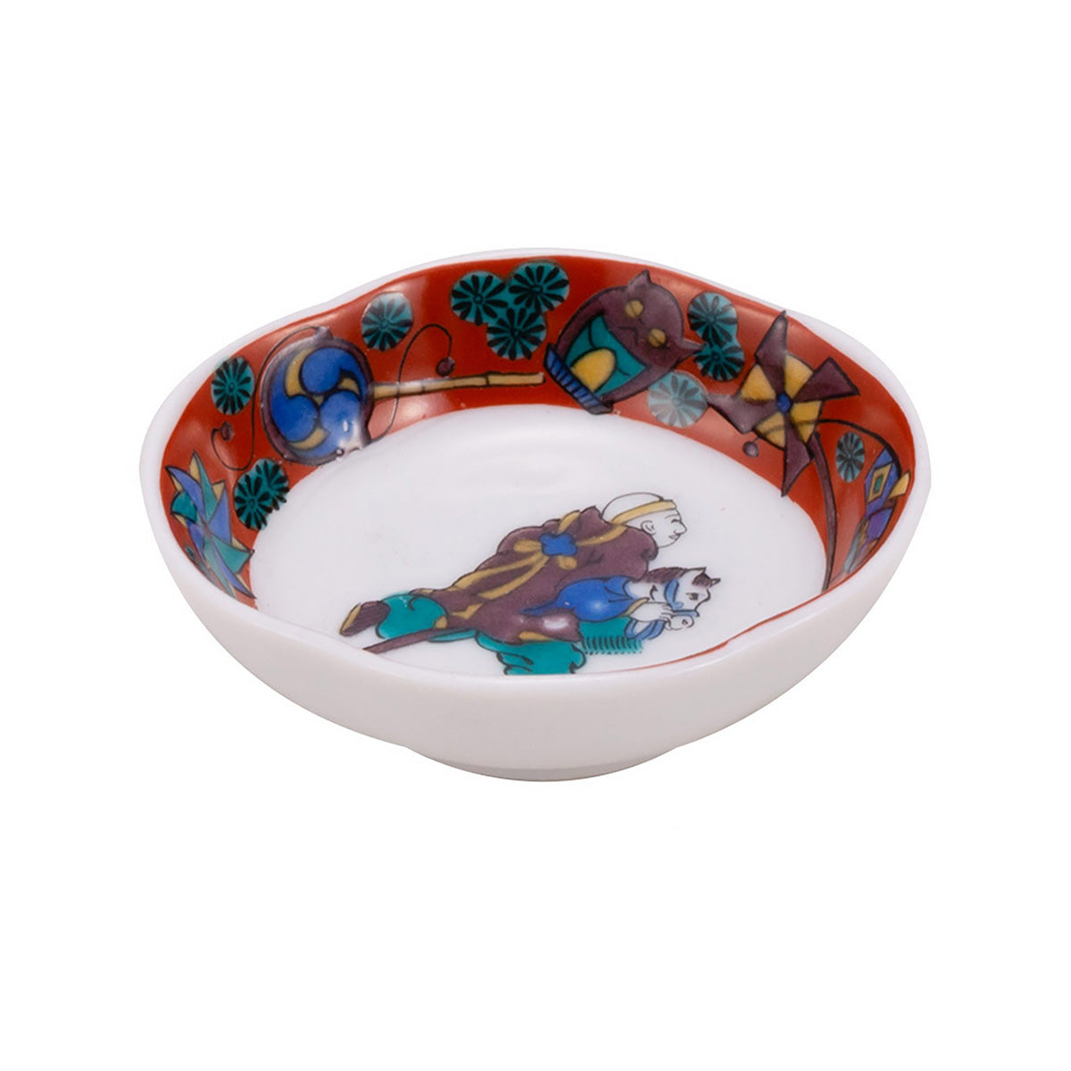 プチ小付 歴代画 木米【日本製 九谷焼】