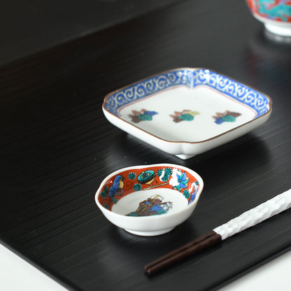 プチ小付 歴代画 木米【日本製 九谷焼】