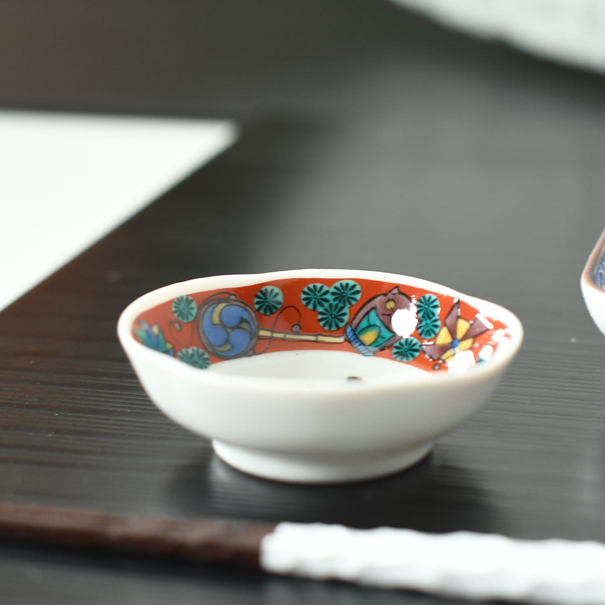 プチ小付 歴代画 木米【日本製 九谷焼】