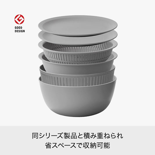 ライクイット (like-it) ざる ボウル 電子レンジ対応 Colander&Bowl 米とぎにも使える ザルとボール