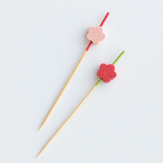 【メール便可 クリックポスト便可】飾り串　９ｃｍ　１０本セット　４タイプ　9-76　18