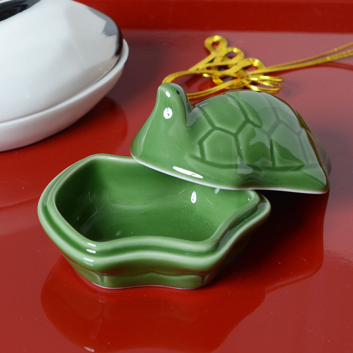 用美 YOUBI 陶器珍味入 陶器・亀型珍味入26341