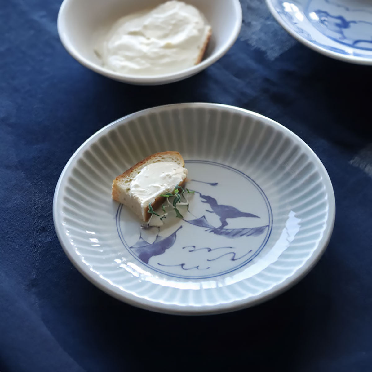 江戸っ子恐竜 鎬竜 銘々皿・中鉢【日本製 美濃焼】