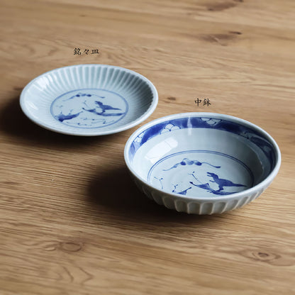 江戸っ子恐竜 鎬竜 銘々皿・中鉢【日本製 美濃焼】