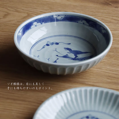 江戸っ子恐竜 鎬竜 銘々皿・中鉢【日本製 美濃焼】