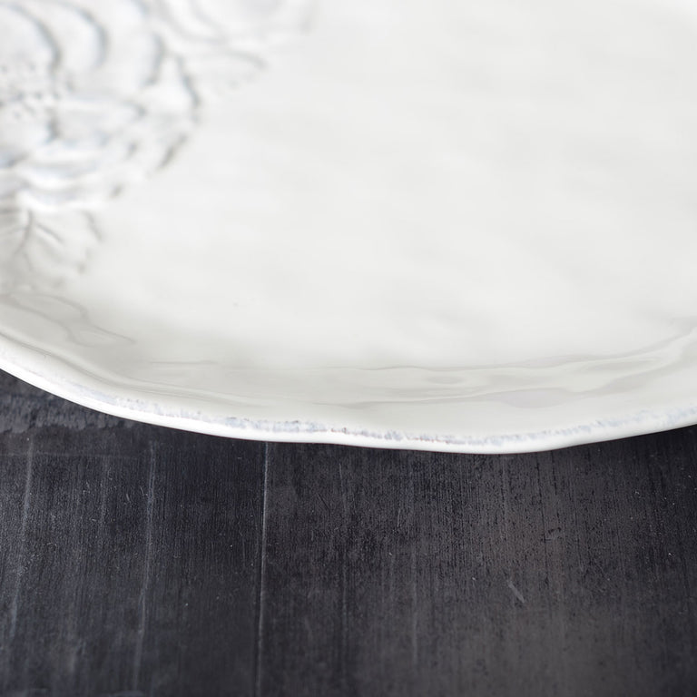 ROMANTICA ロマンティカ・プレート30cm（オフホワイト） qw-5918