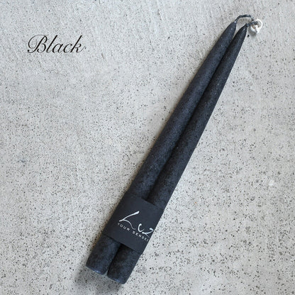 VELVET テーパーキャンドル キャンドルスティック２本セット ４色 305