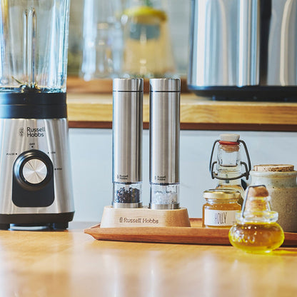 【2026年モデル】Russell Hobbs 電動ミル ソルト＆ペッパー・ミニ 3色【7935JP 7935JPBK 7935JPWH】