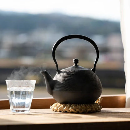 南部鉄器 鉄瓶 なつめ形 アラレ