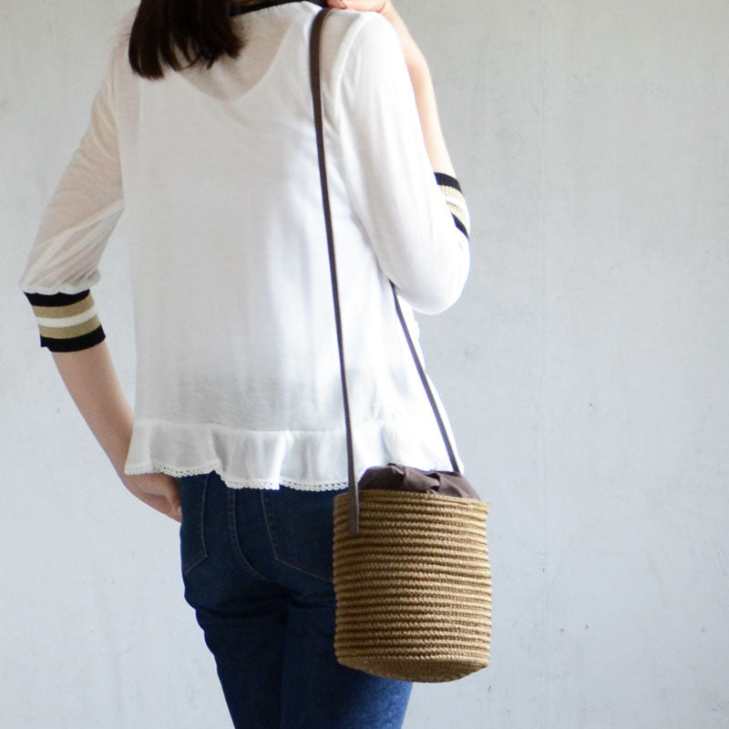 【SALE ５０％OFF】レイヤー クロシェ ショルダーバッグ グラムカラード 106982